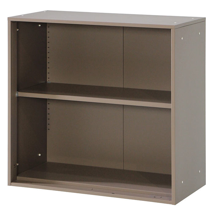 PREDONA スチールオープン書庫 2段 （上置き用）